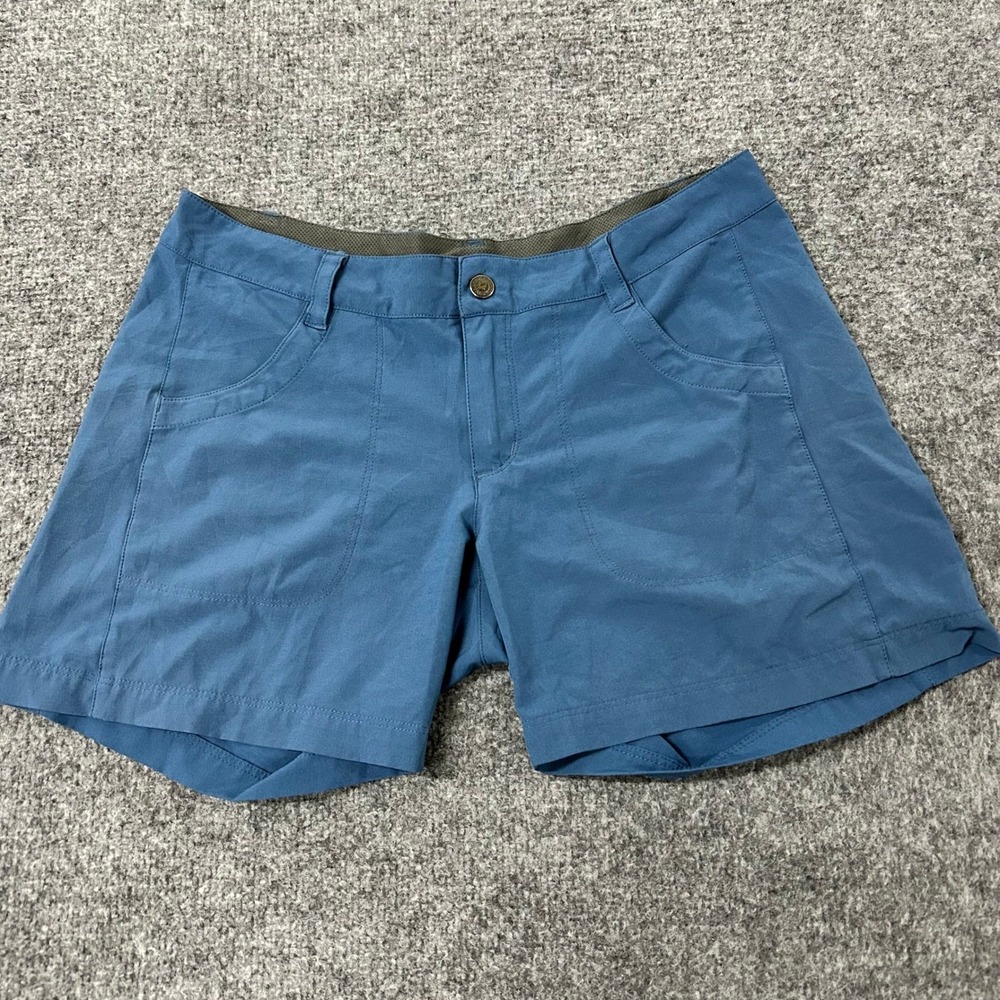 Patagonia Shorts Womens Size 6 Blue Hiking Outdoor Stretch Technical Casual